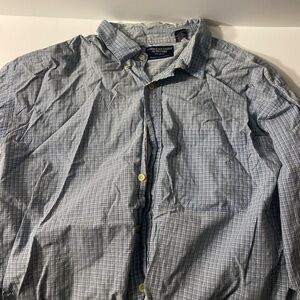 American Eagle Outfitters Men's Blue Button Down